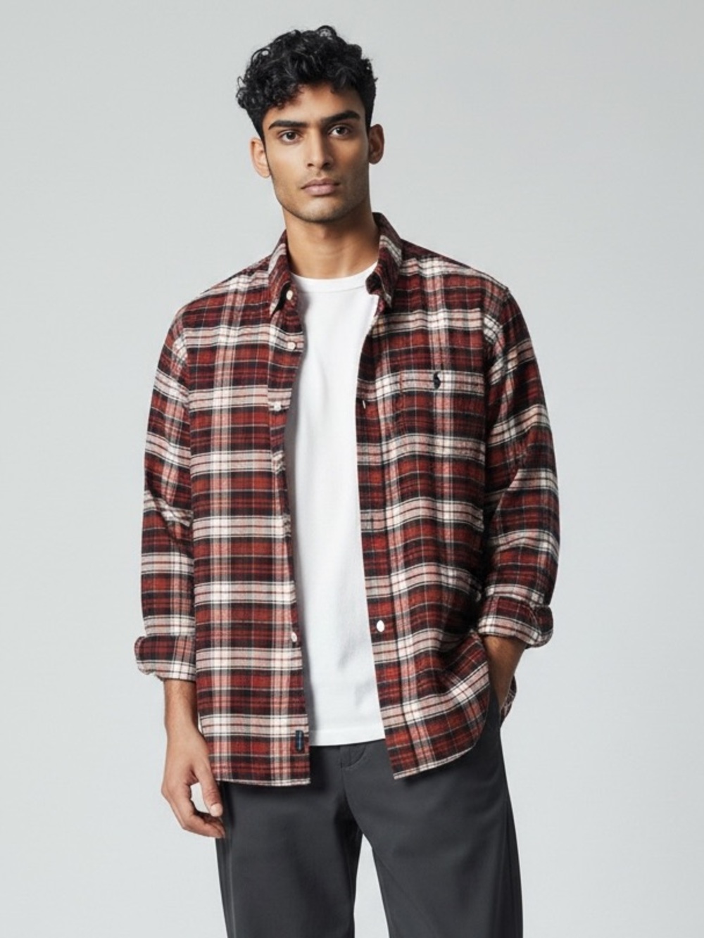 Ralph Lauren•Men's Plaid Button Down Shirt